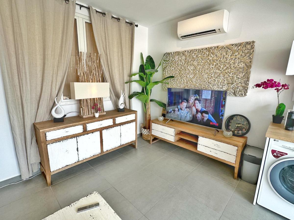 Studio Pieds Dans L'Eau Avec Vue Lagon Et Piscine Sandy Ground Ngoại thất bức ảnh